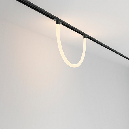 Трековый подвесной светильник гибкий 48V Tau Exility 4000K 20Вт 360° LED (магнитный) Maytoni Technical TR101-2-20W4K-B