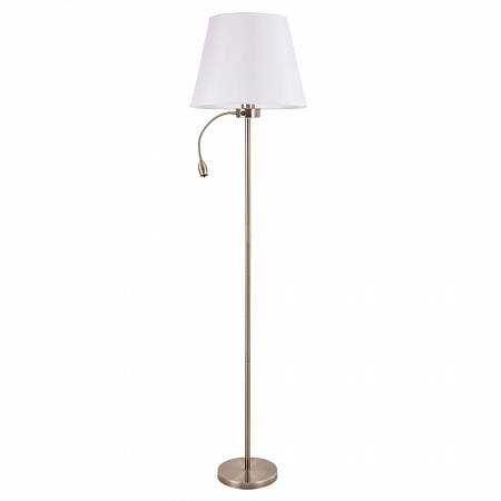 Торшер с подсветкой Arte Lamp Elba A2581PN-2AB