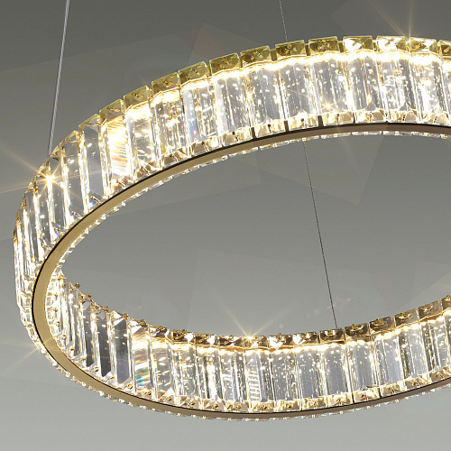 Подвесной светодиодный светильник 5015/36L золото Vekia Odeon Light