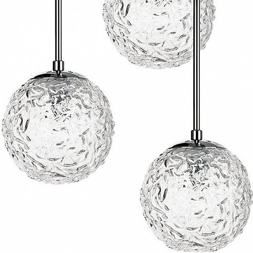Люстра-каскад Lightstar Bari 815260, диаметр 50 см, хром