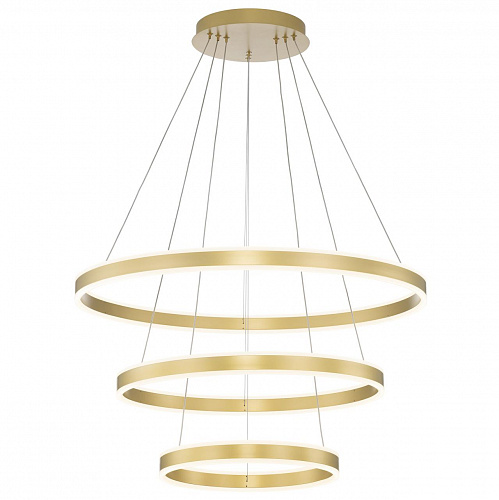 Светильник 80 см, 195W, 3000-5500K, Citilux Дуэт CL719682, золото