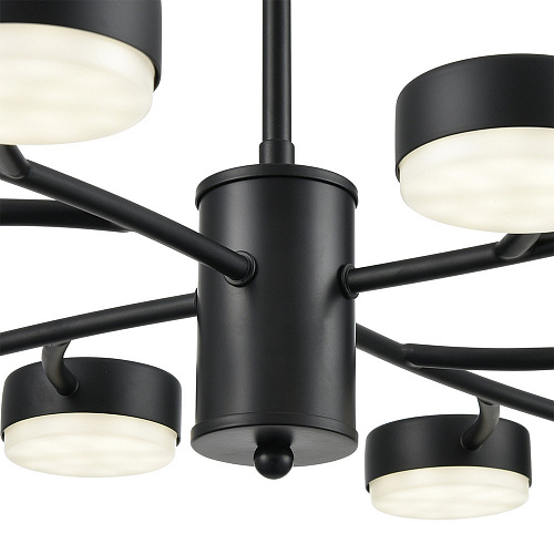 Люстра потолочная 12*GX53 8117/12 черный Comfi Torina Lumion