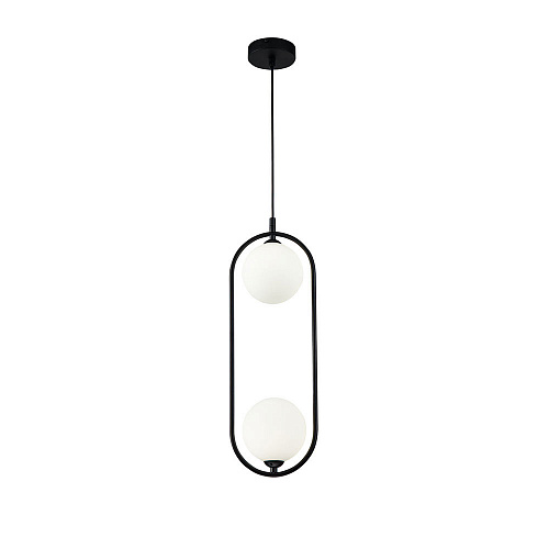 Подвесной светильник MOD013PL-02B чёрный Ring Maytoni
