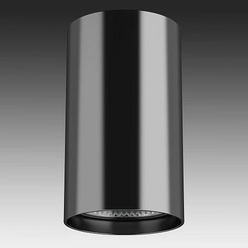 Светильник точечный однофазный накладной Lightstar Rullo HP16 214438 черный хром
