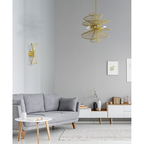Люстра на штанге Light Star Zeta 728163, золото