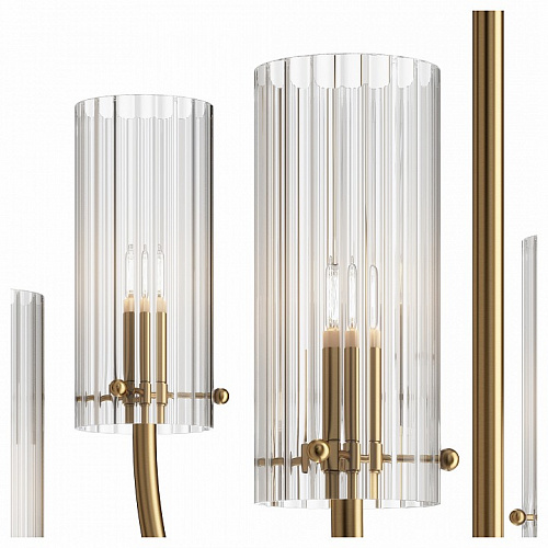 Люстра на штанге 61см Maytoni Arco MOD223PL-06BS