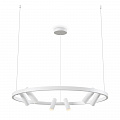 Подвесная светодиодная люстра 90 см, 40W, 3000-4000К Maytoni Satellite MOD102PL-L42WK белый