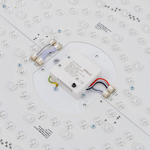 Потолочный светодиодный светильник с пультом CL724105G1 черный Купер Citilux