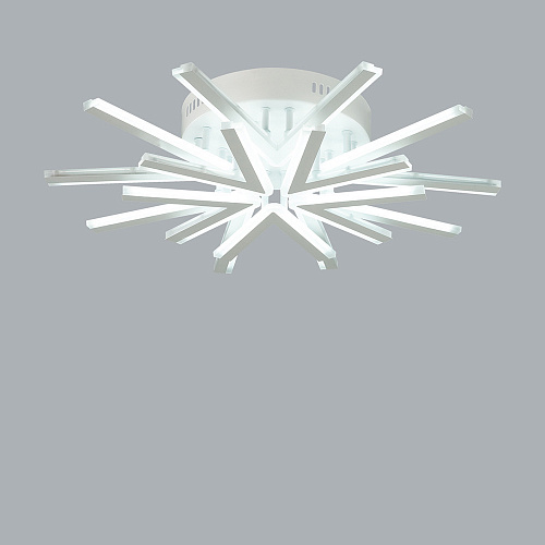 Потолочный светильник с пультом ДУ 80W 3000-4000-6000К 8029/80CL белый Ledio Alberta Lumion
