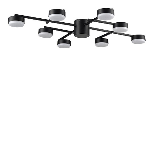 Люстра потолочная 8*GX53 8186/8C черный Comfi Dabra Lumion