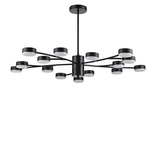 Люстра потолочная 15*GX53 8117/15 черный Comfi Torina Lumion