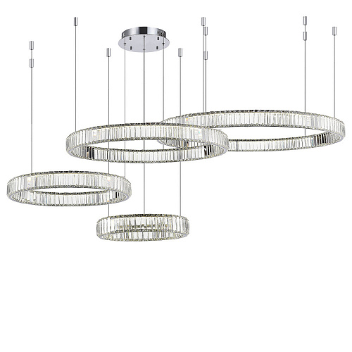 Люстра подвесная LED 190W 4000K SL1622.103.04 хром Tivoli ST-Luce