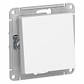 Переключатель 1-клавишный белый Aqua IP44 AtlasDesign ATN440161