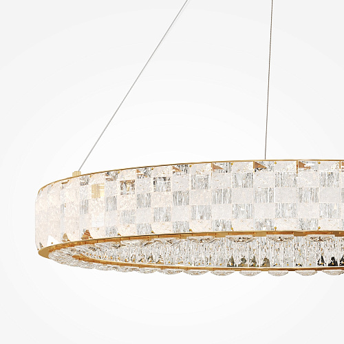 Подвесной светодиодный светильник 64W 3000K MOD336PL-L170G3K золото Castello Modern Maytoni