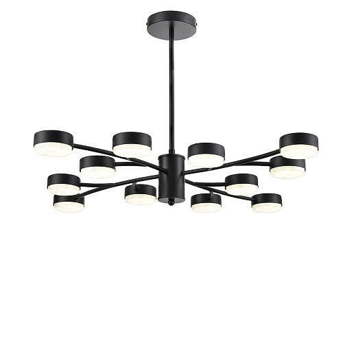Люстра потолочная 12*GX53 8117/12 черный Comfi Torina Lumion