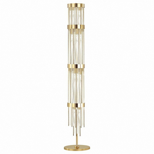 Торшер Odeon Light York 4788/12F, золото-стекло