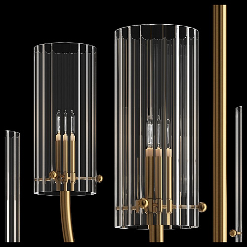 Люстра на штанге 61см Maytoni Arco MOD223PL-06BS