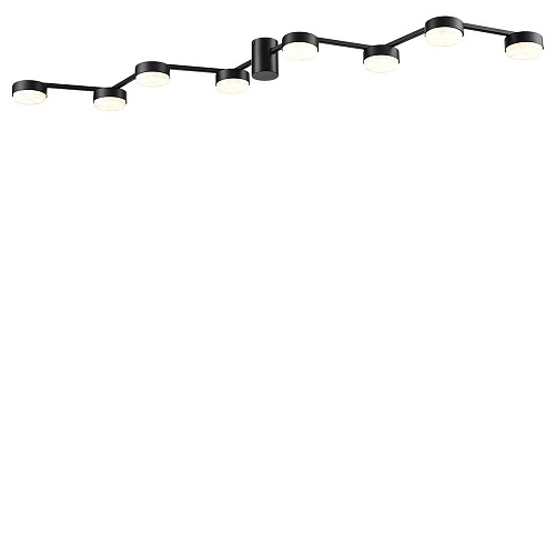 Люстра потолочная 8*GX53 8187/8C черный Comfi Dabra Lumion