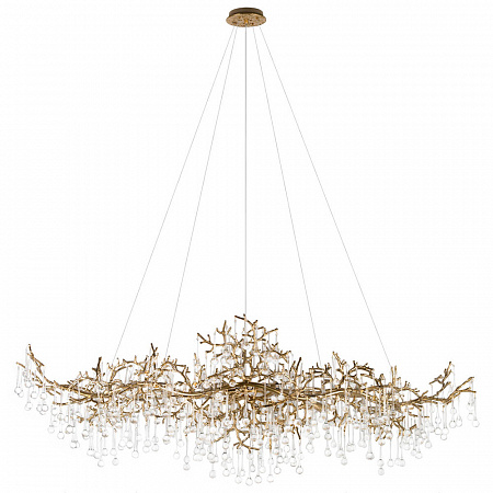 Подвесная люстра 18*G9 10351/1500L AB античная бронза Coral LOFT IT