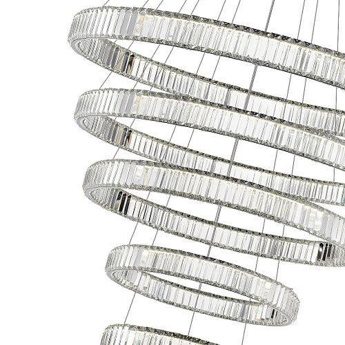 Люстра подвесная LED 285W 4000K SL1622.113.05 хром Tivoli ST-Luce