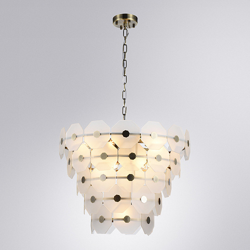Подвесная люстра 13*Е14 A4069LM-13AB бронза Lambrusco Arte Lamp