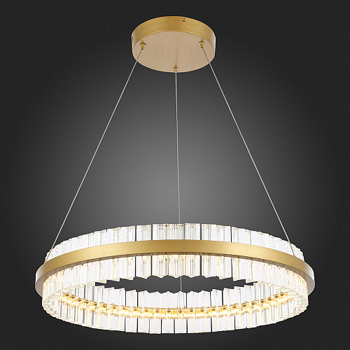 Светильник подвесной LED 1*44W 3000K SL383.213.01 матовое золото Cherio ST-Luce