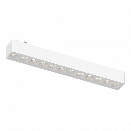 Магнитный трековый светильник Белый LED 1*12W 48V ST Luce Skyflat ST673.546.12