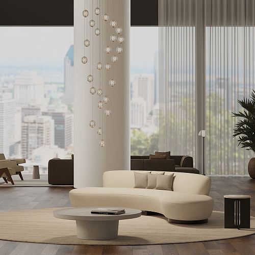 Подвесной светильник Maytoni Sapphire 140W LED 3000К (теплый) MOD293PL-L140BS3K