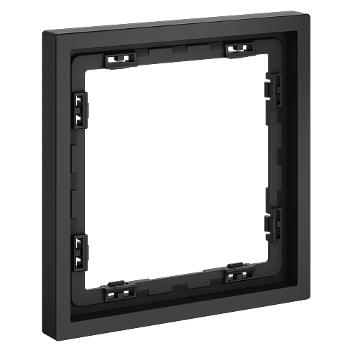 Рамка пластиковая 1-постовая Voltum S70 графит VLS100107
