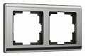 Рамка на 2 поста Werkel глянцевый никель W0021602