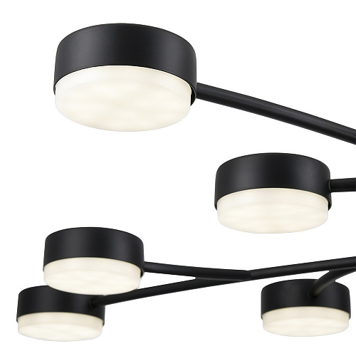Люстра потолочная 15*GX53 8117/15 черный Comfi Torina Lumion