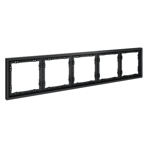 Рамка пластиковая 5-постовая Voltum S70 графит VLS100507