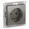 Розетка 2P+E 16А сталь AtlasDesign ATN000943