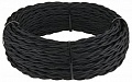 Ретро кабель витой 2х2,5 (черный) 20 м W6452308