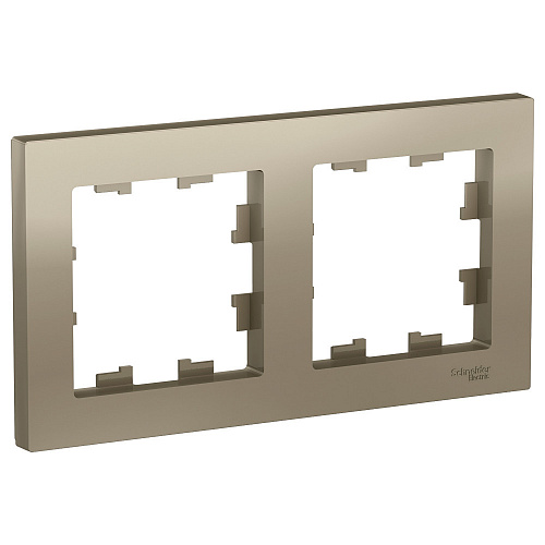 Рамка 2 поста шампань AtlasDesign ATN000502