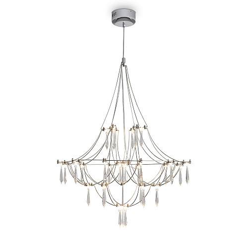 Подвесная светодиодная люстра 13.7W 3000K FR6138PL-L21CH хром Amela Freya