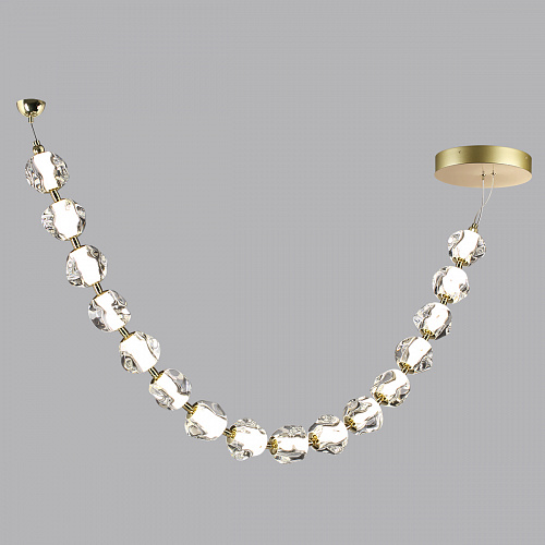 Подвес-бусы 64W 4000К 5085/64L золото Jemstone Odeon Light
