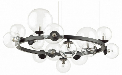 Люстра Odeon Light Tovi 4818/14, диаметр 77 см, черный, двойное крепление
