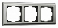 Рамка на 3 поста Werkel глянцевый никель W0031602