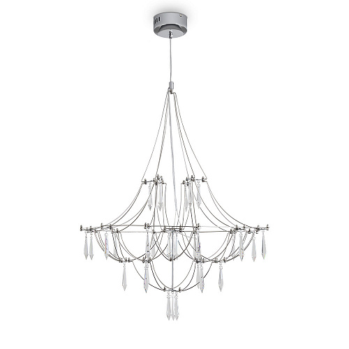 Подвесная светодиодная люстра 13.7W 3000K FR6138PL-L21CH хром Amela Freya