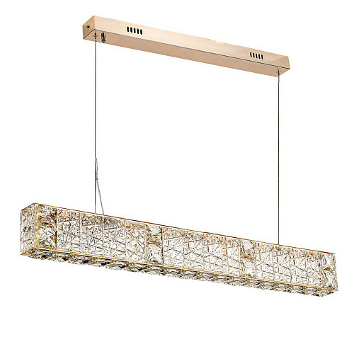 Подвесная хрустальная светодиодная люстра 40W 3700К 5071/40L золото Version Odeon Light