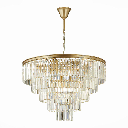Люстра подвесная 15*E14 SL1624.203.15 шампань Ercolano ST-Luce