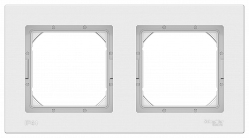  Рамка 2-ая Белый Aqua IP44 AtlasDesign ATN440102