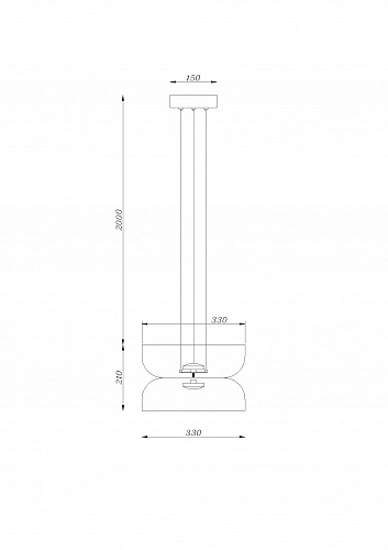 Подвесной светильник Divinare OPAL 5246/33 SP-10