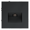 Розетка компьютерная Voltum S70 RJ45 кат.6, графит VLS060107