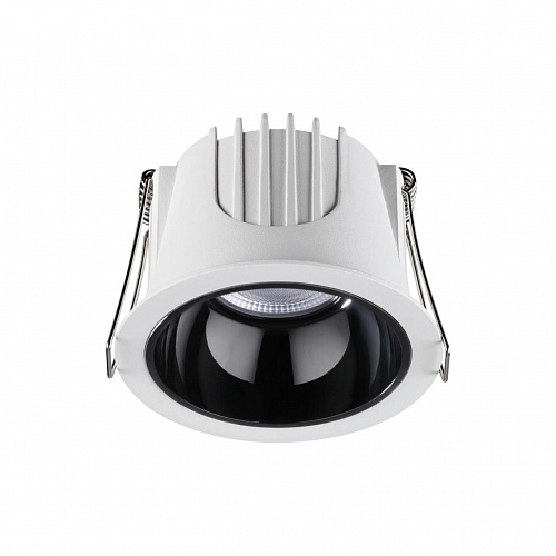 Novotech 358691 SPOT NT21 207 белый/черный Светильник встраиваемый светодиодный IP20 LED 4000К 10W 100-265V KNOF