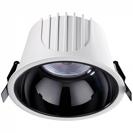 Novotech 358703 SPOT NT21 207 белый/черный Светильник встраиваемый светодиодный IP20 LED 4000К 40W 100-265V KNOF