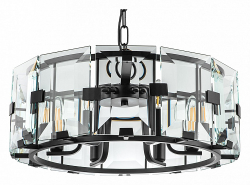 Люстра подвесная 713267 черный матовый Novara Lightstar