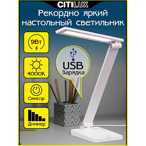 Лампа настольная Citilux Ньютон CL803080