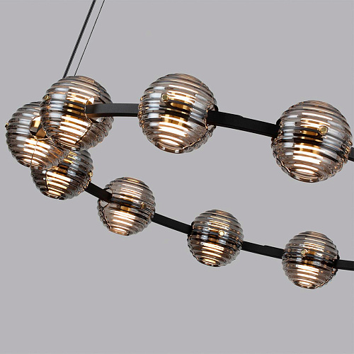 Люстра 113*113*130 см, LED*W, 4000 К, Odeon Light Troni, черный 5041/120L